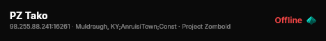 PZ Tako live status badge