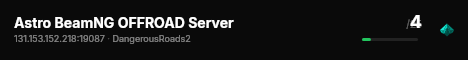 Astro BeamNG OFFROAD Server  live status badge