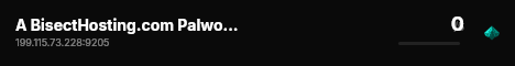 A BisectHosting.com Palworld Server - L0d2EhUK live status badge