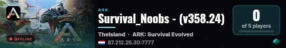 Survival_Noobs - (v358.24) live status badge