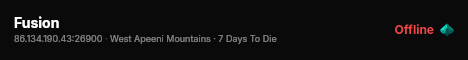 Fusion live status badge