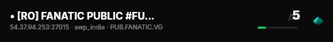 • [RO] FANATIC PUBLIC #FUN • PUB.FANATICSERVERS.RO • live status badge