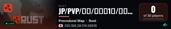 JP/PVP/月鯖/ワイプ1週/ワイプ28日 live status badge