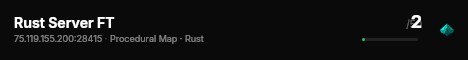 Rust Server FT live status badge