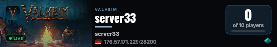 server33 live status badge