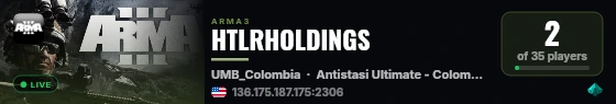 HTLRHOLDINGS live status badge