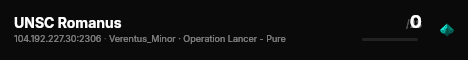 UNSC Romanus live status badge