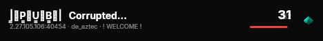 |͇̿P͇̿U͇̿B͇̿|   Corrupted Flux live status badge