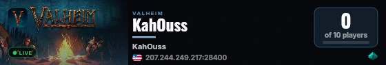 KahOuss live status badge