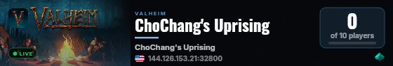 ChoChang's Uprising live status badge