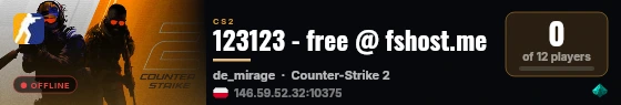 123123 - free @ fshost.me live status badge