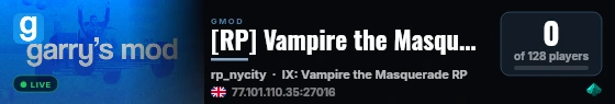 [RP] Vampire the Masquerade live status badge