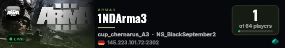 1NDArma3 live status badge