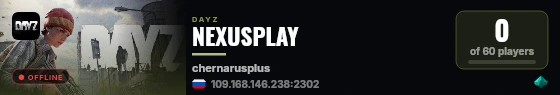 NEXUSPLAY live status badge