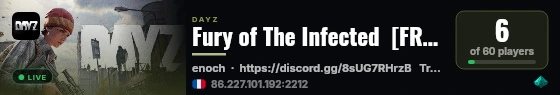 Fury of The Infected  [FR/PT/EN] | Full PVE | Livonia live status badge