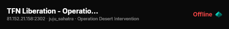TFN Liberation - Operation Desert Intervention live status badge
