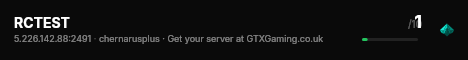 RCTEST live status badge