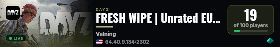FRESH WIPE | Unrated EU1 | Valning | Solo/Duo/Trio | unrated.gg live status badge