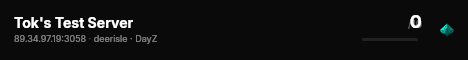 Tok's Test Server live status badge