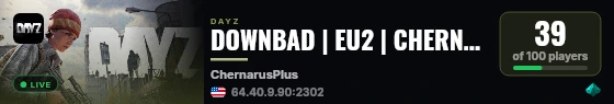 DOWNBAD | EU2 | CHERNARUS | SOLO-DUO-TRIO | discord.gg/downbadd live status badge