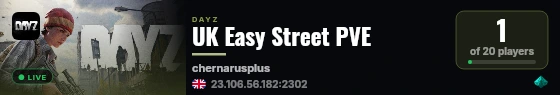 UK Easy Street PVE live status badge