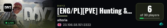 [ENG/PL][PVE] Hunting & Adventure - Quests, AI, skills, traders live status badge