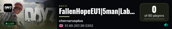 FallenHopeEU1|5man|Labs|Dorm|Keys|Airdrops|KOTH|HackCrate live status badge