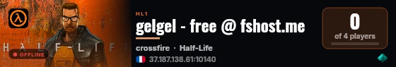 gelgel - free @ fshost.me live status badge