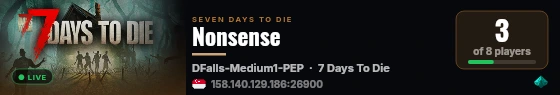 Nonsense live status badge