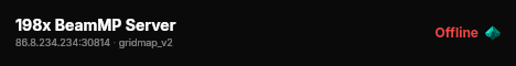198x BeamMP Server live status badge