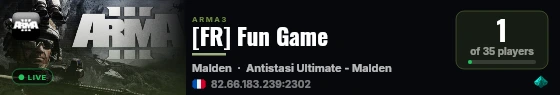 [FR] Fun Game live status badge