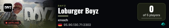 Loburger Boyz live status badge