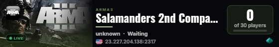 Salamanders 2nd Company live status badge