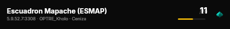 Escuadron Mapache (ESMAP) live status badge