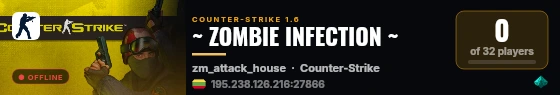 ~ ZOMBIE INFECTION ~ live status badge