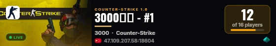 3000专场 - #1 live status badge