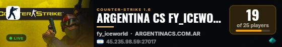 ARGENTINA CS FY_ICEWORLD live status badge