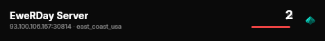 EweRDay Server live status badge