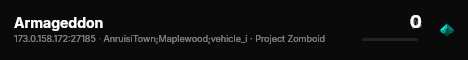 Armageddon live status badge