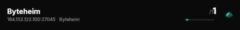 Byteheim live status badge