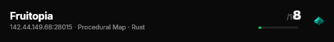 Fruitopia live status badge