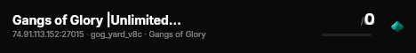 Gangs of Glory |Unlimited Levels| live status badge