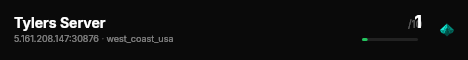 Tylers Server live status badge