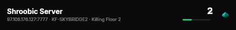 Shroobic Server live status badge