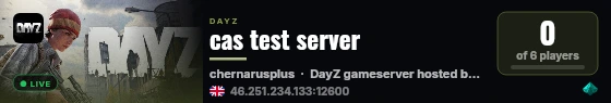 cas test server live status badge