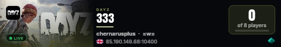 333 live status badge