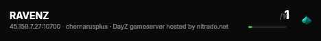RAVENZ live status badge