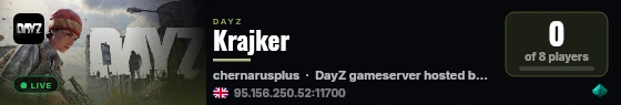 Krajker live status badge