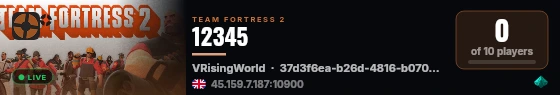 12345 live status badge
