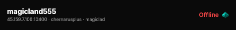 magicland555 live status badge